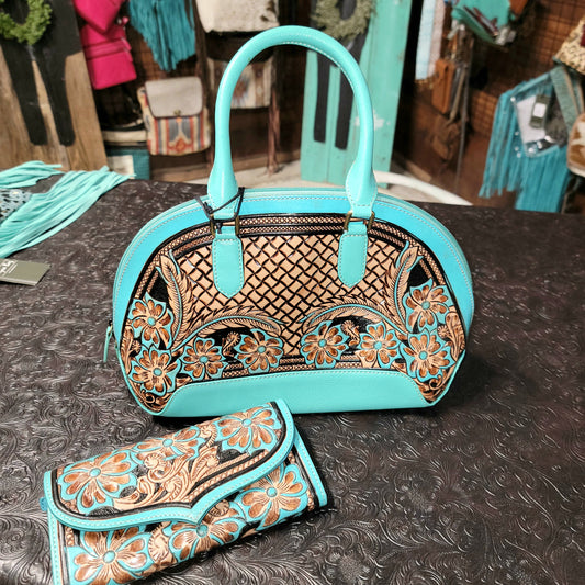 Emmylou Pass Hand-tooled Handbag