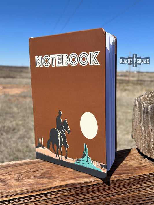 Cowboy Country Notebook by Rowdy Crowd Clothing Co