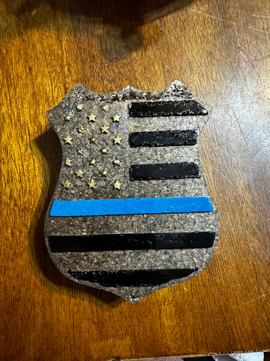 Thin Blue Line Police Badge 👮‍♂️