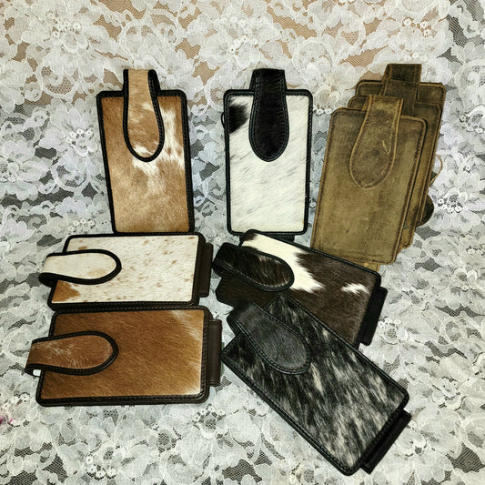 Genuine Leather & Hide Phone Belt Cases