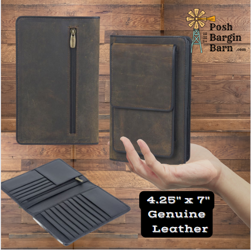 Genuine Leather Travel Wallets Hand Crafted Hide