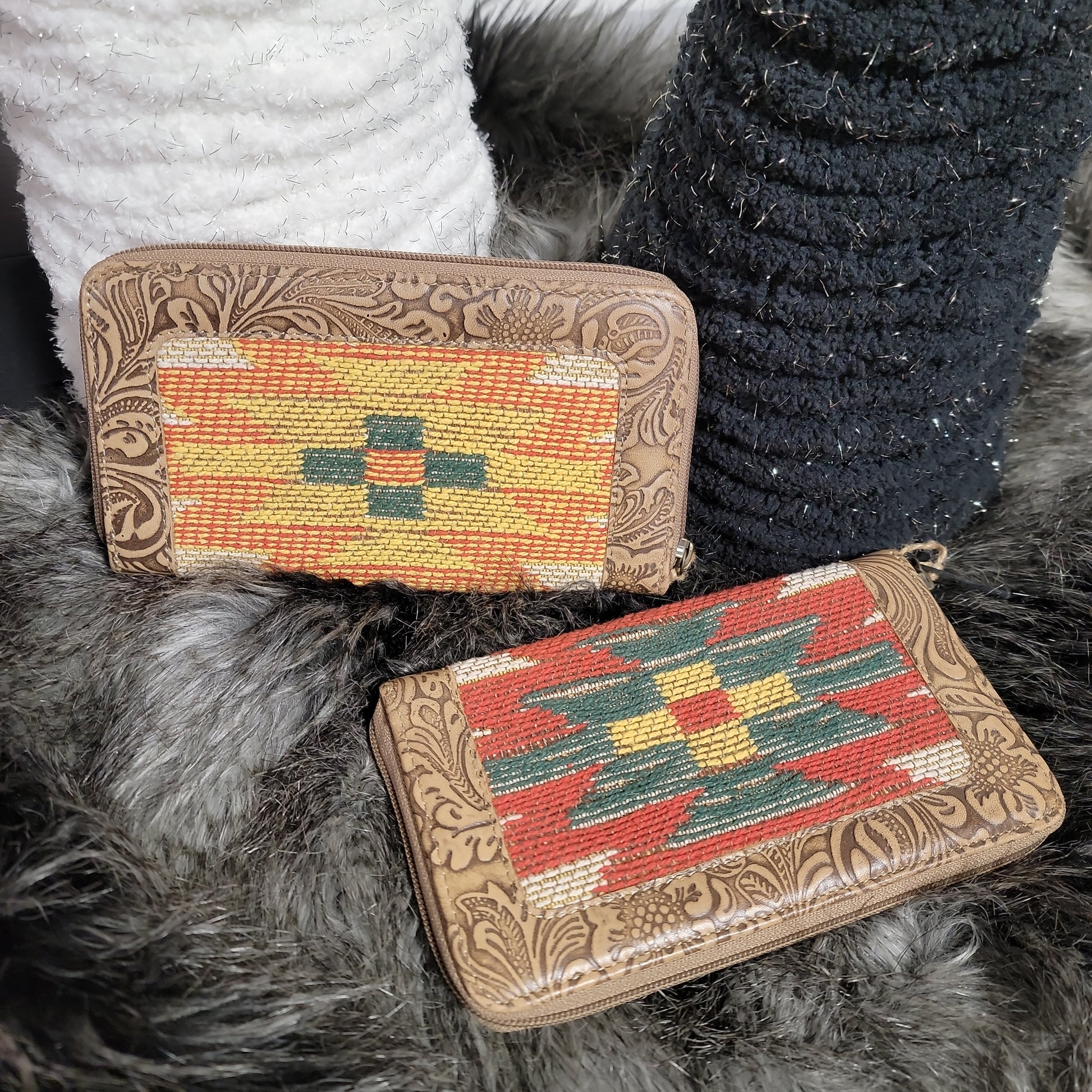 Mandala wallet Saddle Blanket Rug Design