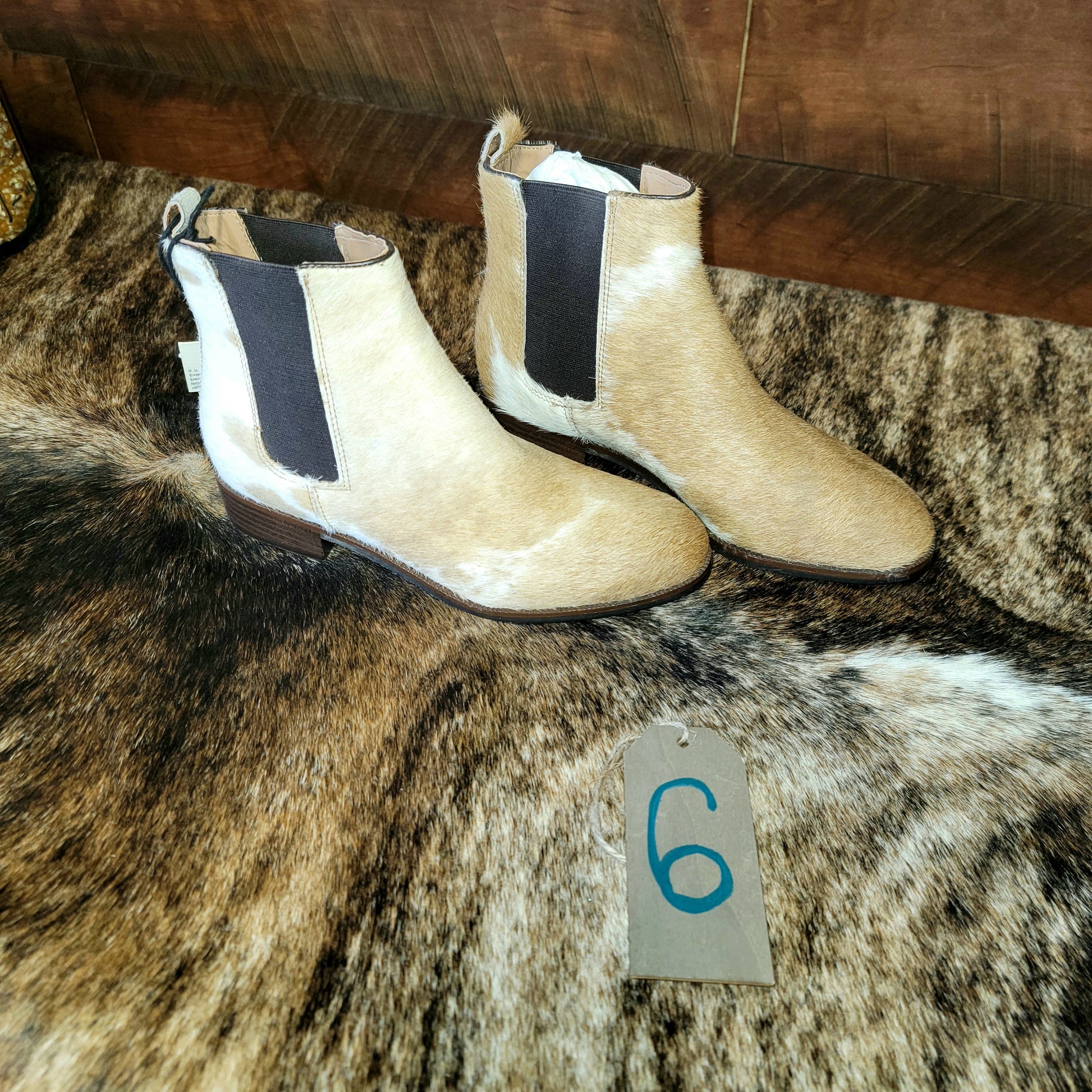 Cowhide Leather Gallant Brown Booties