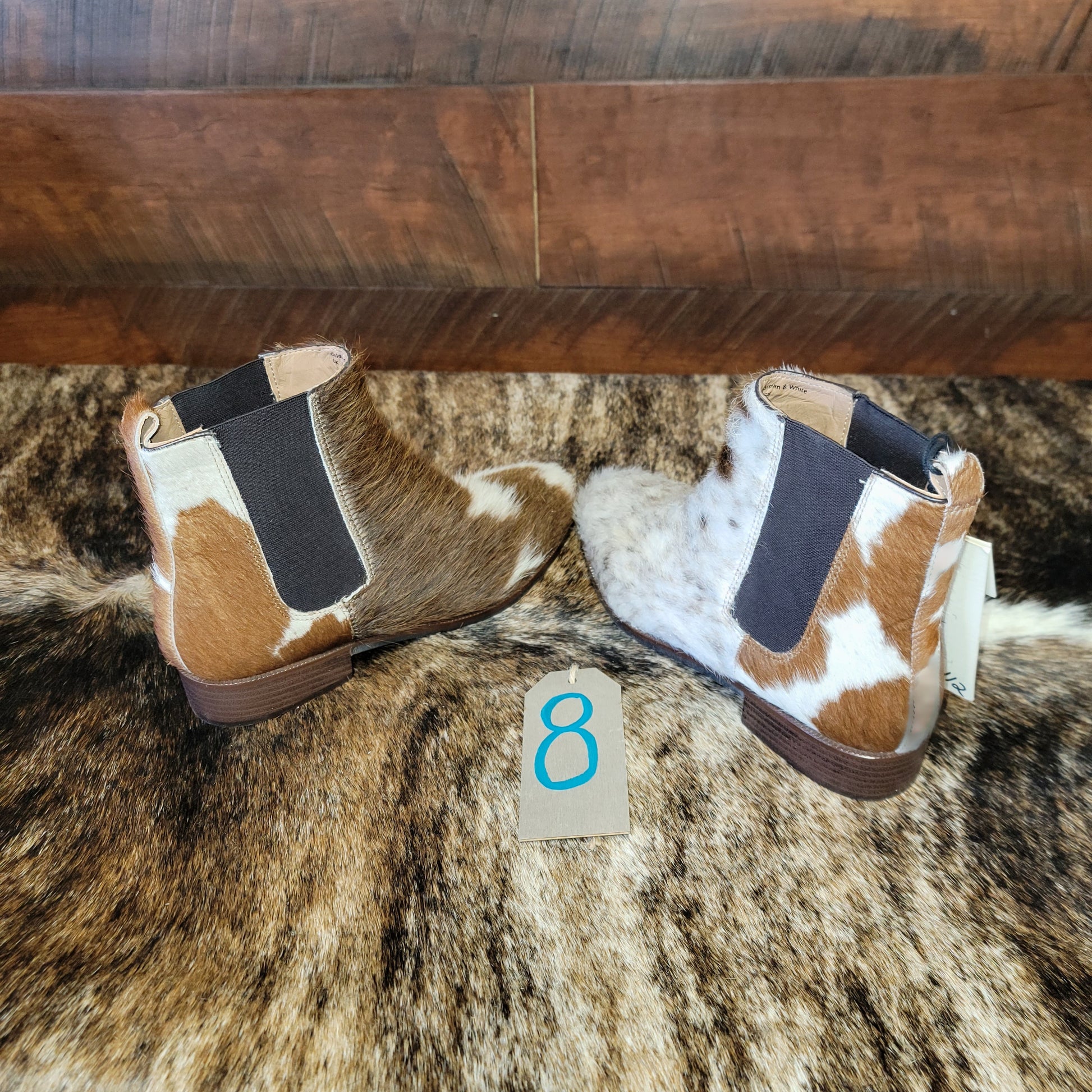 Cowhide Leather Gallant Brown Booties