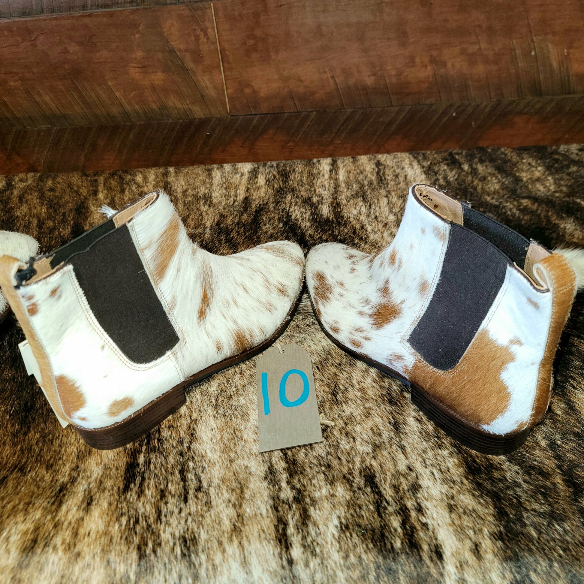 Cowhide Leather Gallant Brown Booties