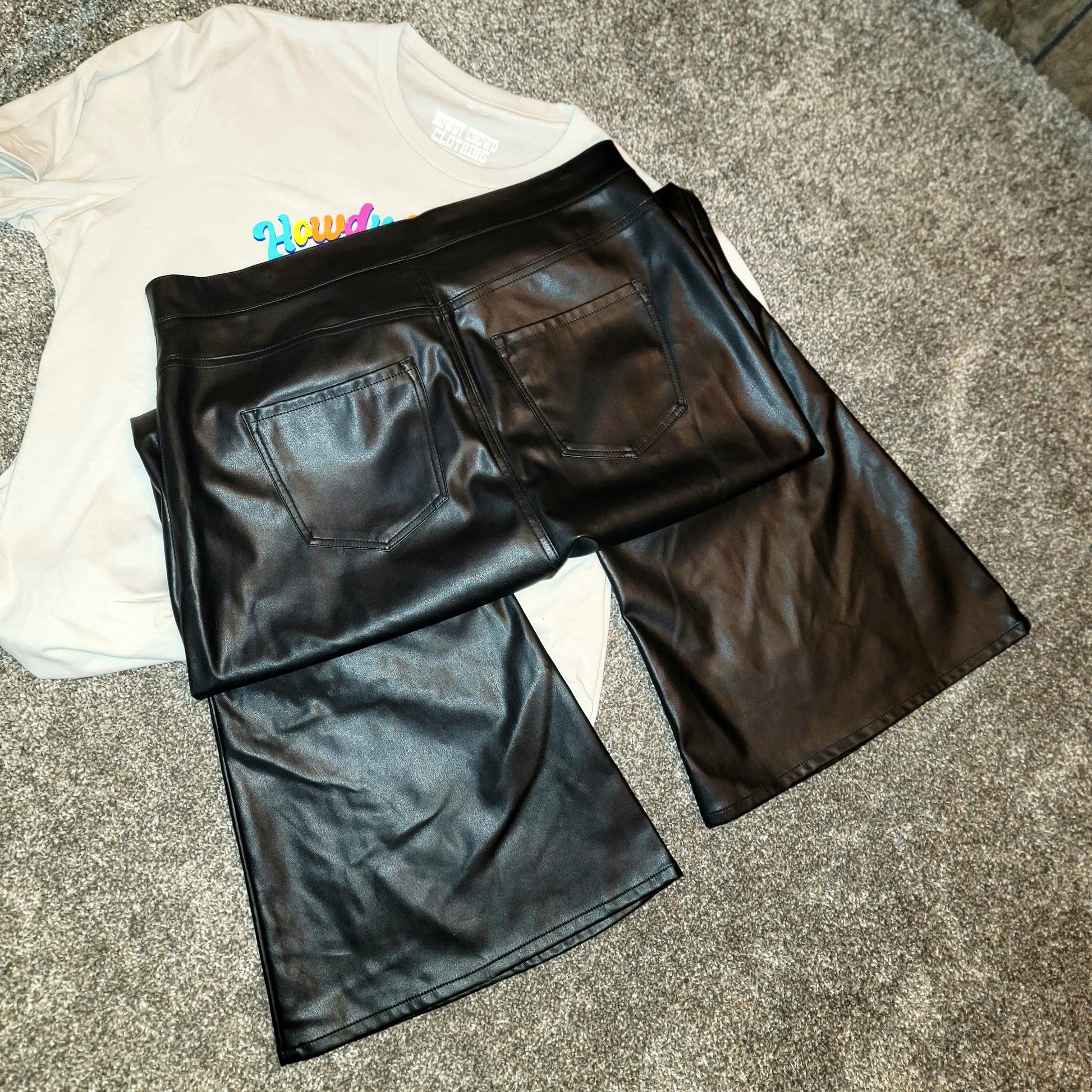 Boujee Leather Pants PLUS Stretchy 5 Pkt