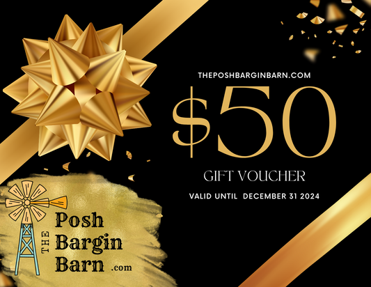 The Posh Bargin Barn Gift Cards!