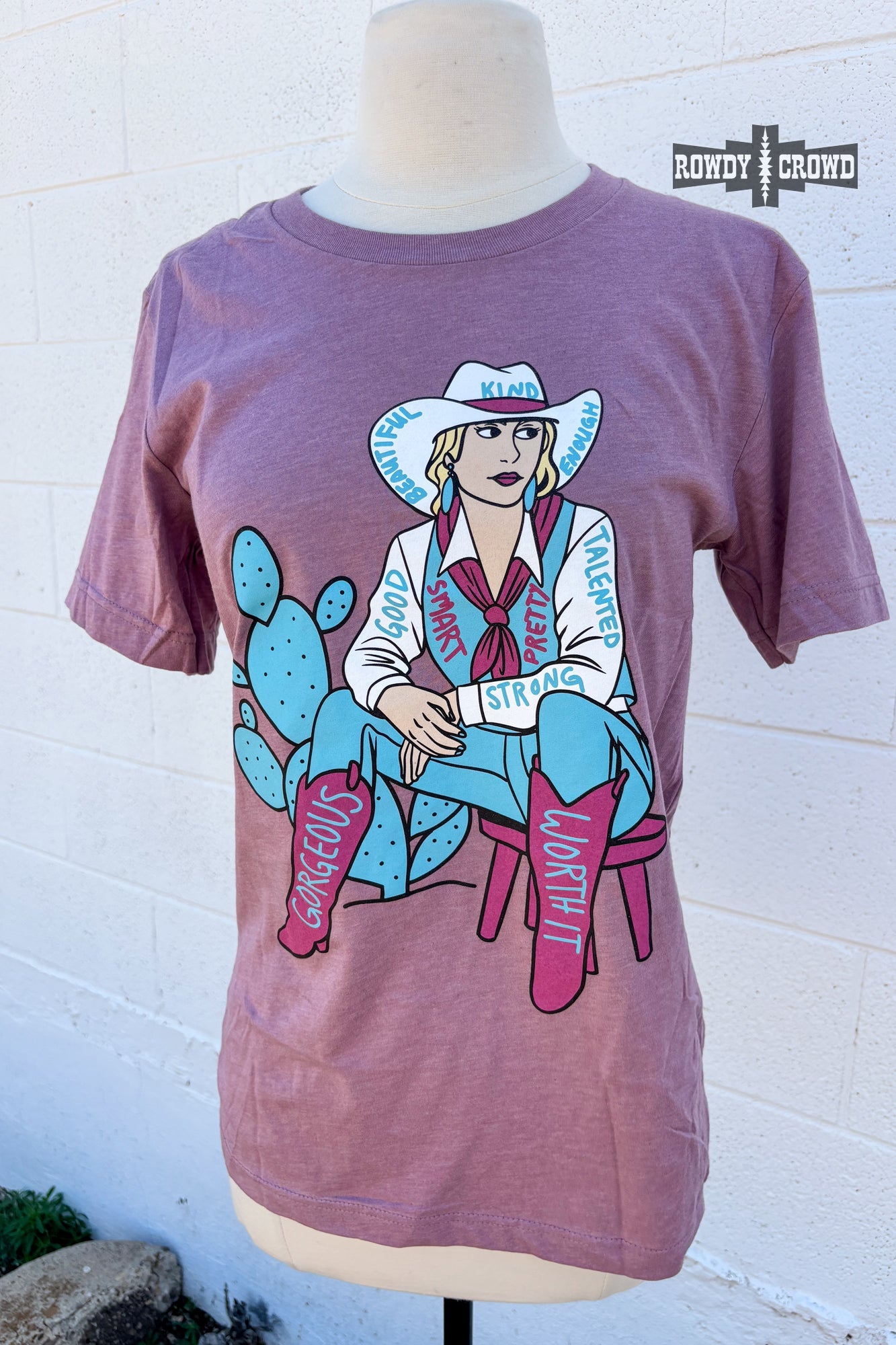 Cowgirl Affirmations Tee Favorite USA Tee!!