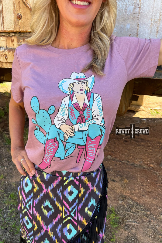 Cowgirl Affirmations Tee Favorite USA Tee!!