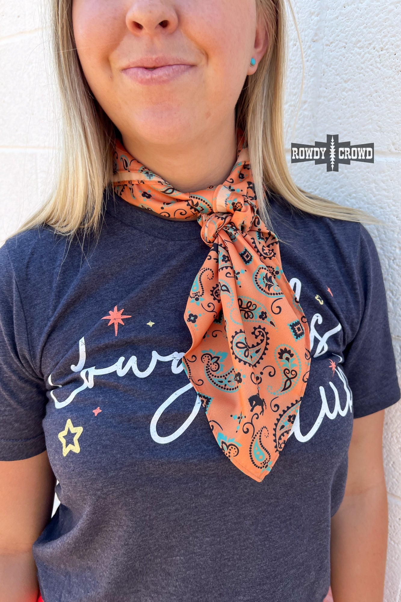 SMALL Hey Cowboy Wild Rag/ Scarf