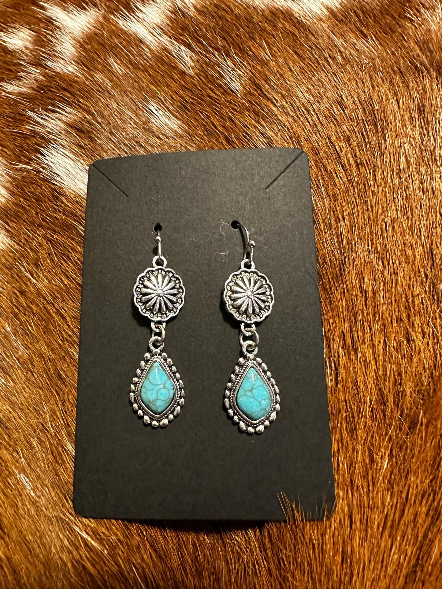 Silver & Turquoise Earrings